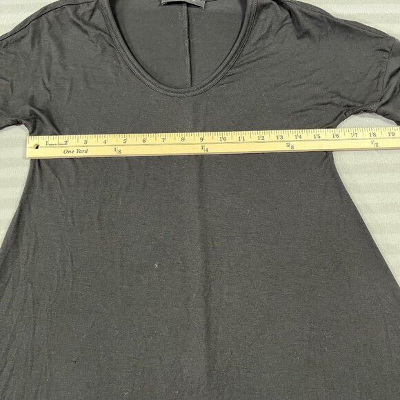 Weekend Max Mara Shirt Womens Medium Black A-Line T-Shirt Scoop Neck Jersey Knit - Picture 5 of 8